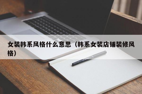女装韩系风格什么意思（韩系女装店铺装修风格）